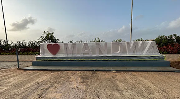 Mandwa Beach near villa